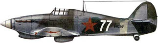 Hawker Hurricane Mk.IIB командира 3-го ГвИАП СФ Б. Ф. Сафонова