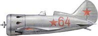 Будущий IR-104. Этот И-16 тип 5 позднего выпуска (или тип 6) был захвачен финнами в конце 1941 года.