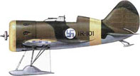 И-16 тип 6 из состава Ilmavoimat 