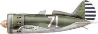 И-16 тип 10 одного из подразделений советских летчиков-интернационалистов