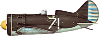 И-16 тип 10 одного из подразделений советских летчиков-интернационалистов