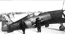 «Моран» с бортовым номером MS-318. Аэродром на льду озера Пихаярви, март 1940 года