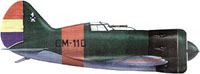 И-16 тип 5 4-й АЭ, лётчик Саладригас