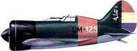 И-16 тип 5 4-й АЭ, лётчики Моралес и Мануэль Сарауса.