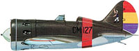 И-16 тип 10, 1938 год. Судя по эмблеме, это 4-я АЭ.