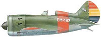 И-16 тип 10 3-й АЭ. Вилахуига, февраль 1939 года.