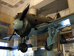 И-16, экспонат Центрального военно-морского музея