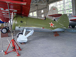 Самолёт И-16 тип 5 в музее В.П.Чкалова