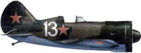И-16 тип 18 7-го ИАП. Ленинград, 1941 год. 