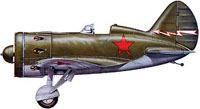 И-16 тип 27 неопознанного подразделения ВВС РККА, лето 1941 года.