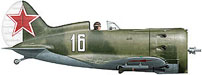И-16 тип 29 ст. л-та Ломакина. 21-й ИАП КБФ, 1942 год. 