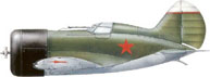 И-16 тип 4 в камуфляже ВВС РККА